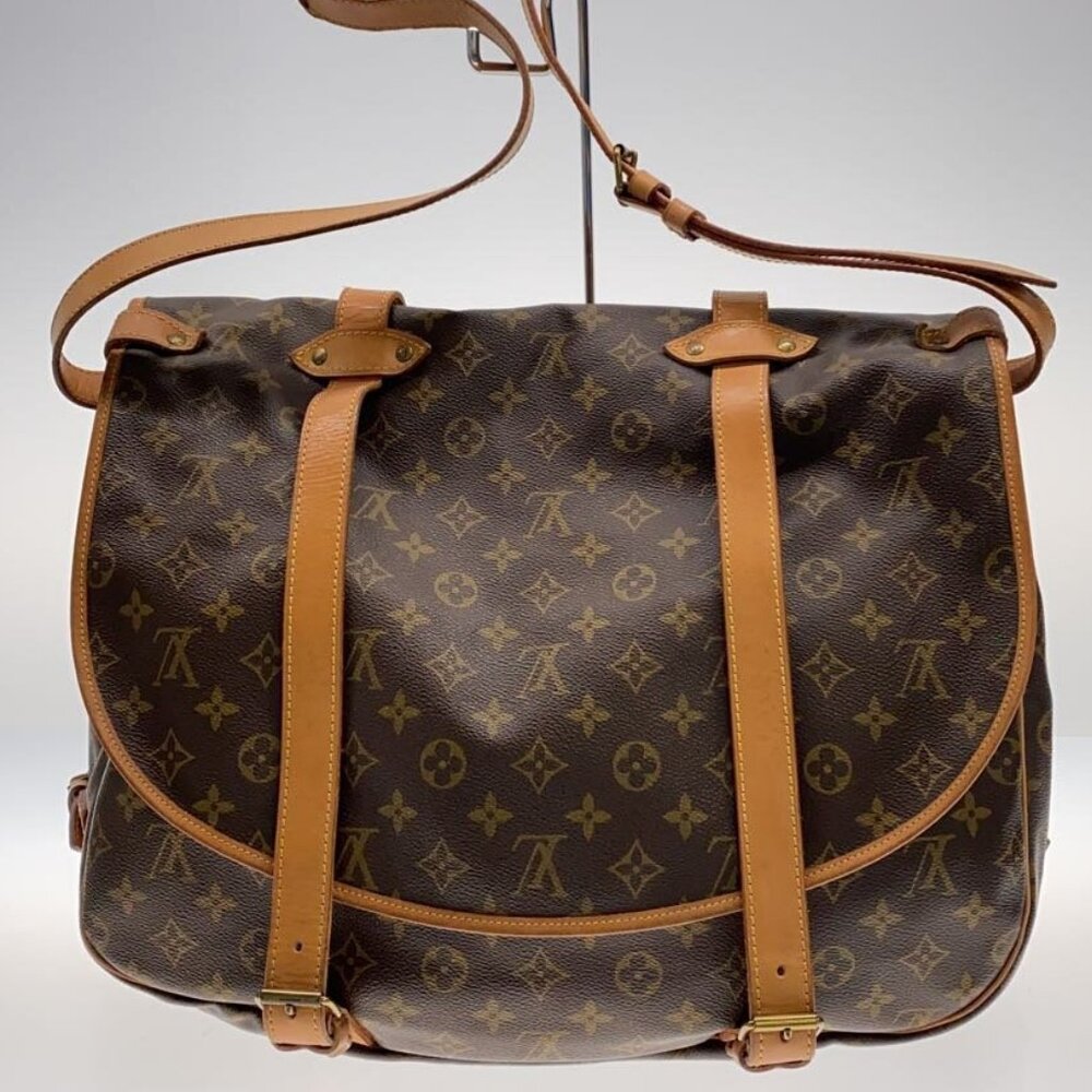 🔥EXTRA LARGE🔥 Authentic Louis Vuitton Saumur 43 Crossbody Shoulder Bag Boho - Picture 12 of 14